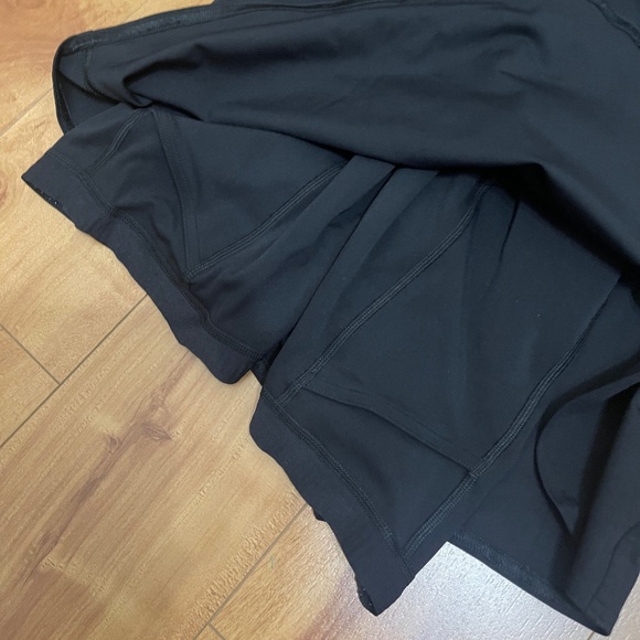 Lululemon Women Long Sleeve Tennis Dress Black Sz 4 New With Tag - Picture 8 of 10